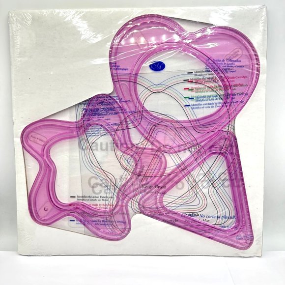 Creative Memories 3 Jazzy Patterns Custom Cutting System Retired Crafts Starfish - Picture 4 of 4